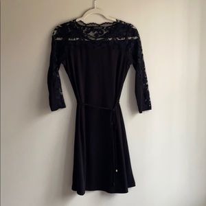 Ivonka Trump size 4 black dress with lace